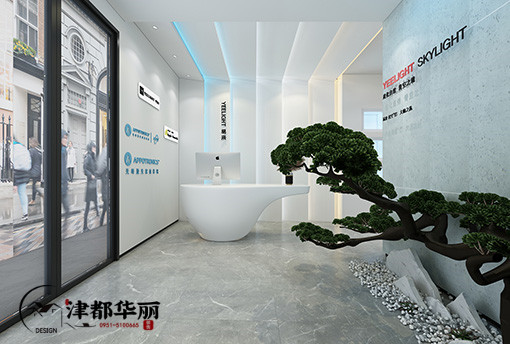 銀川現(xiàn)代展廳設計裝修案例_銀川展廳設計公司_nxjdhl